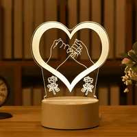 Thumbnail for Veilleuse LED 3D USB en Acrylique Aromistica-Lampe Veilleuse