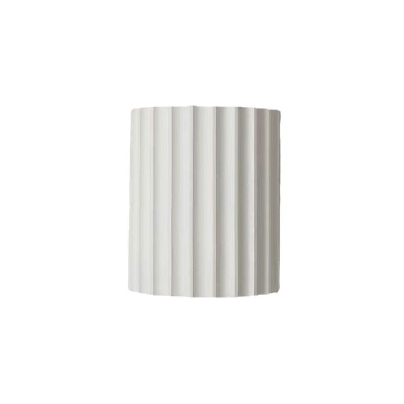 Applique Murale Contemporaine Scandinave En Résine À 2 Lumières En Demi-Colonne Pour Couloir-Lampe Veilleuse