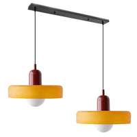 Thumbnail for Suspension En Verre Bauhaus Moderne À 2 Têtes-Lampe Veilleuse