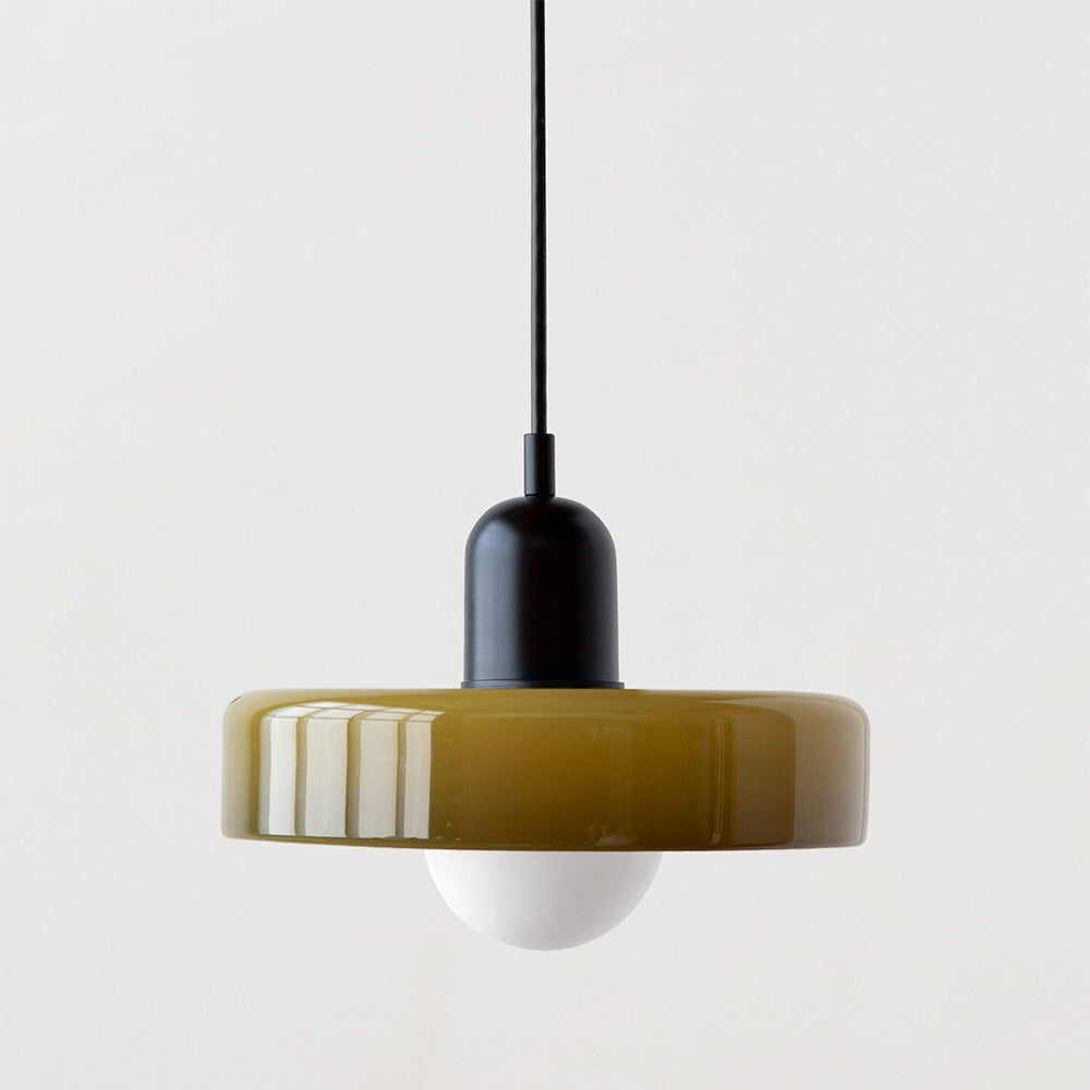 Suspension En Verre Bauhaus Moderne À 2 Têtes-Lampe Veilleuse
