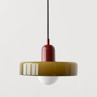 Thumbnail for Suspension En Verre Bauhaus Moderne À 2 Têtes-Lampe Veilleuse
