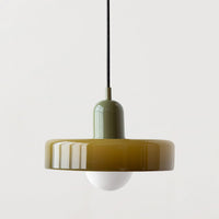 Thumbnail for Suspension En Verre Bauhaus Moderne À 2 Têtes-Lampe Veilleuse