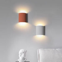 Thumbnail for Ventra - Applique Moderne Semi-Circulaire En Résine Pour Le Salon-Lampe Veilleuse