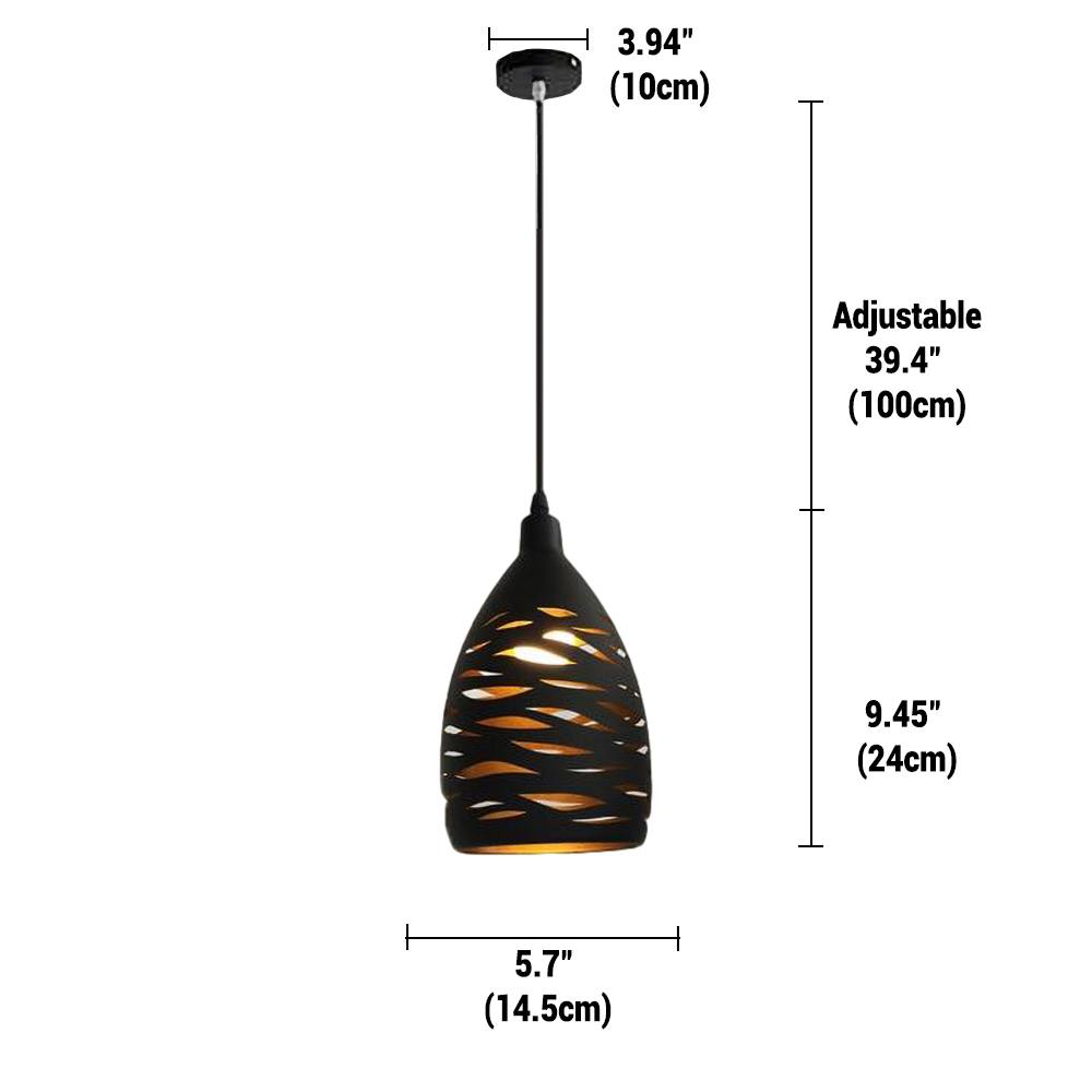 Suspensions Besson En Métal À Motifs-Lampe Veilleuse