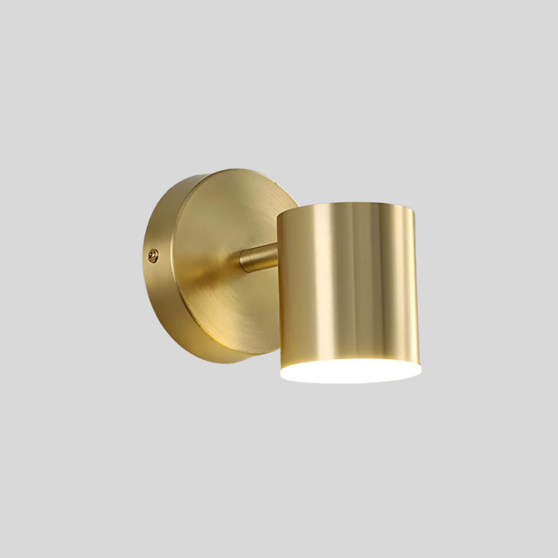 Appliques Murales Led En Cuivre Nordique-Lampe Veilleuse