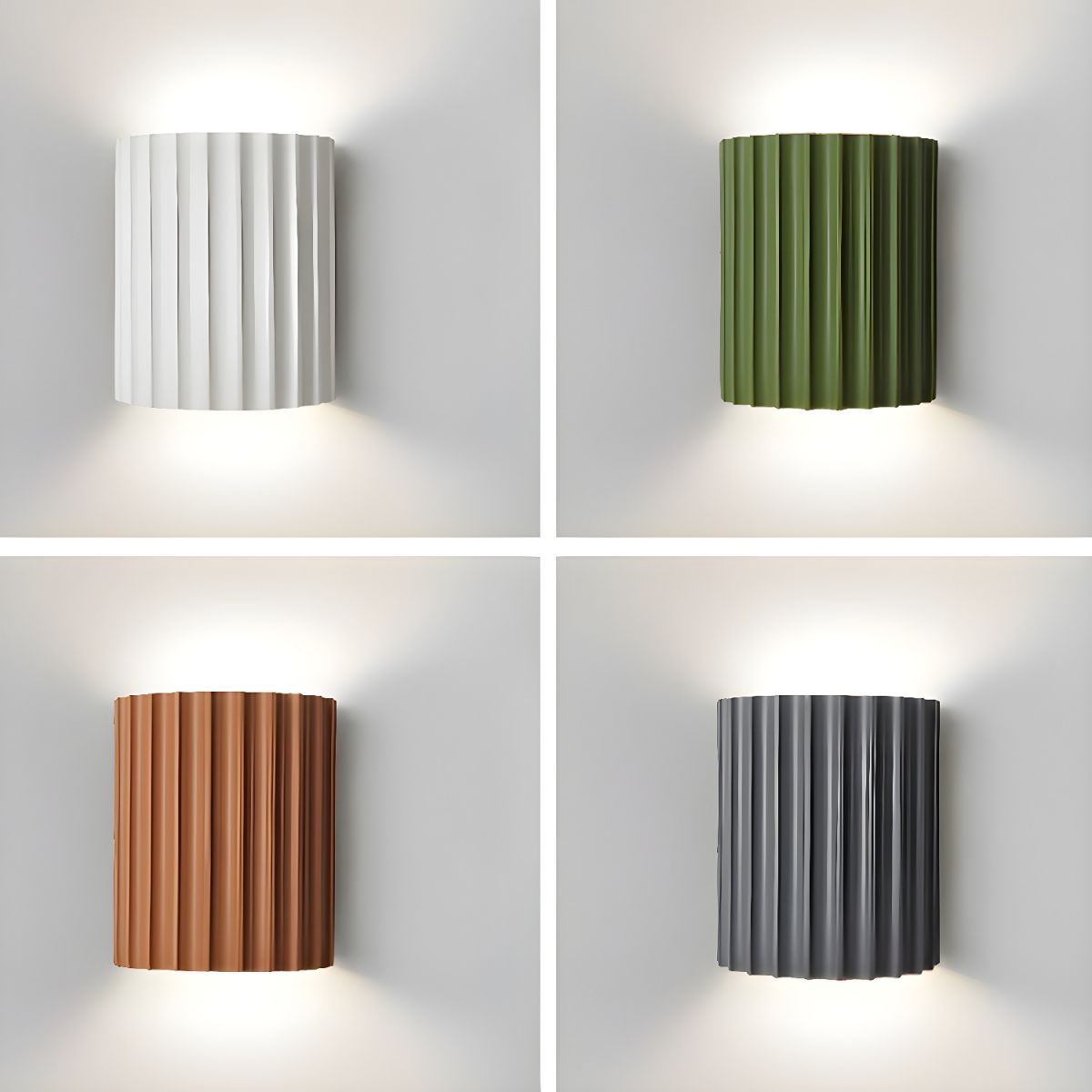Ventra - Applique Moderne Semi-Circulaire En Résine Pour Le Salon-Lampe Veilleuse