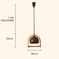 Thumbnail for Lampes Pendantes En Bois De Style Bauhaus-Lampe Veilleuse
