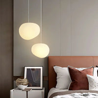 Thumbnail for Suspension En Galets Blancs-Lampe Veilleuse