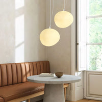 Thumbnail for Suspension En Galets Blancs-Lampe Veilleuse