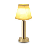 Thumbnail for Harlon - Lampe De Table En Métal À Soie Sans Fil Led-Lampe Veilleuse
