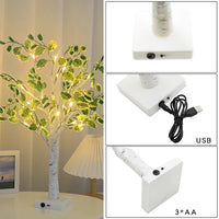 Thumbnail for Lumières De Noël Led À Feuilles Vertes-Lampe Veilleuse