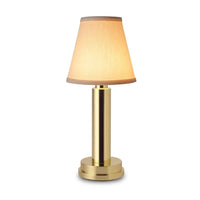 Thumbnail for Harlon - Lampe De Table En Métal À Soie Sans Fil Led-Lampe Veilleuse