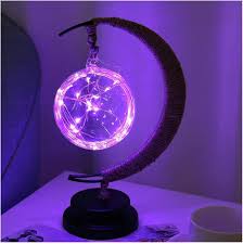 Lampe lune enchantée-Lampe Veilleuse