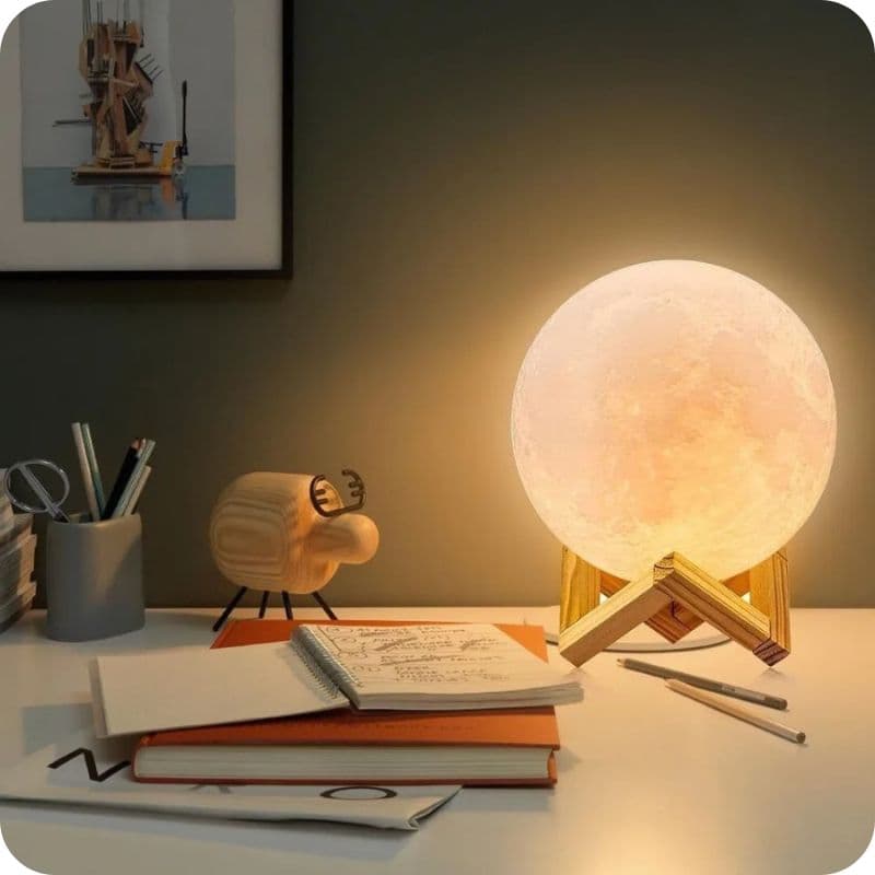 Lampe de chevet Lune Veilleuse-Lampe Veilleuse