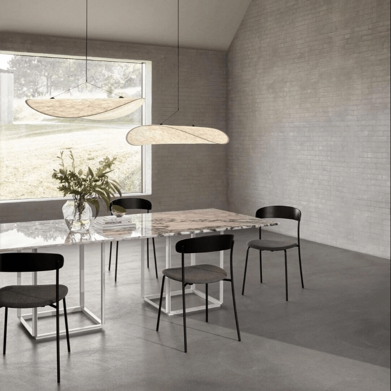 Mavon - Lustre Pendentif En Soie De Style Japonais-Lampe Veilleuse
