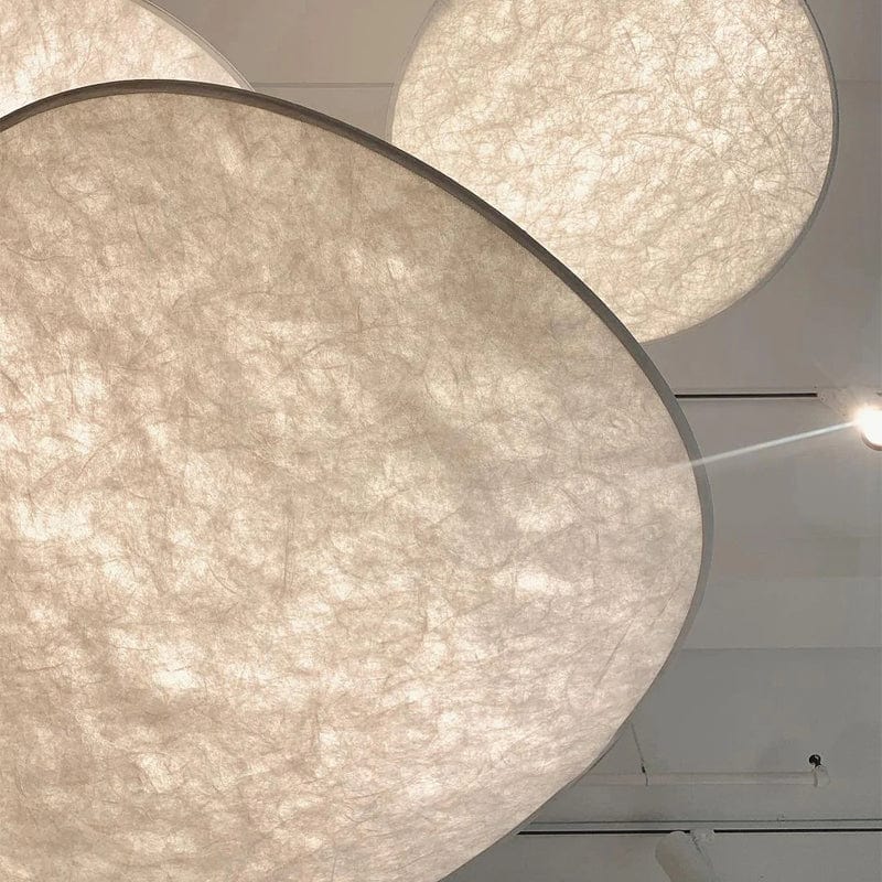 Mavon - Lustre Pendentif En Soie De Style Japonais-Lampe Veilleuse