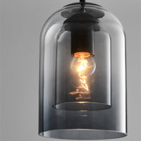 Thumbnail for Lampes Suspendues Mi-Siècle En Mica Avec Double Verre-Lampe Veilleuse