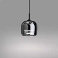 Thumbnail for Rilina - Suspension Nordique En Verre Noir-Lampe Veilleuse