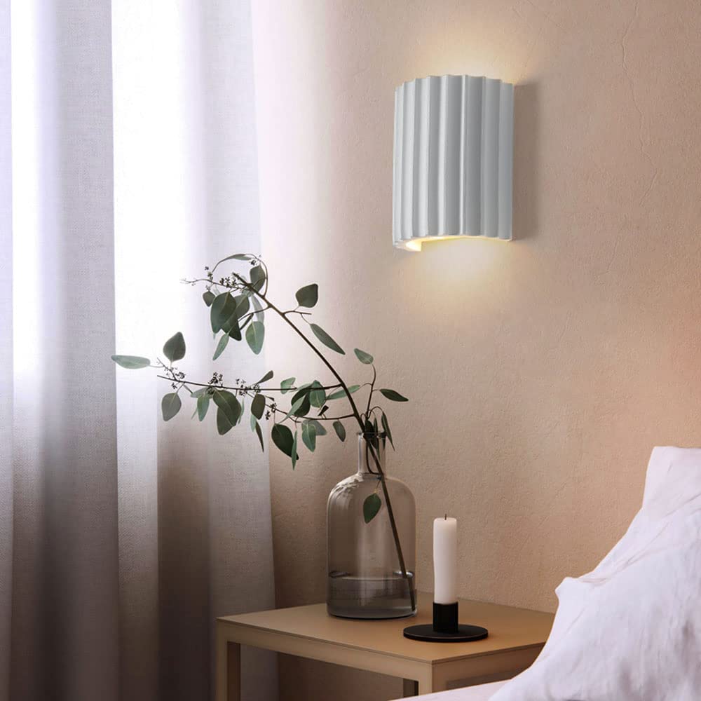 Ventra - Applique Moderne Semi-Circulaire En Résine Pour Le Salon-Lampe Veilleuse
