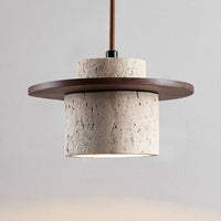Thumbnail for Lumière Temporelle En Travertin-Lampe Veilleuse
