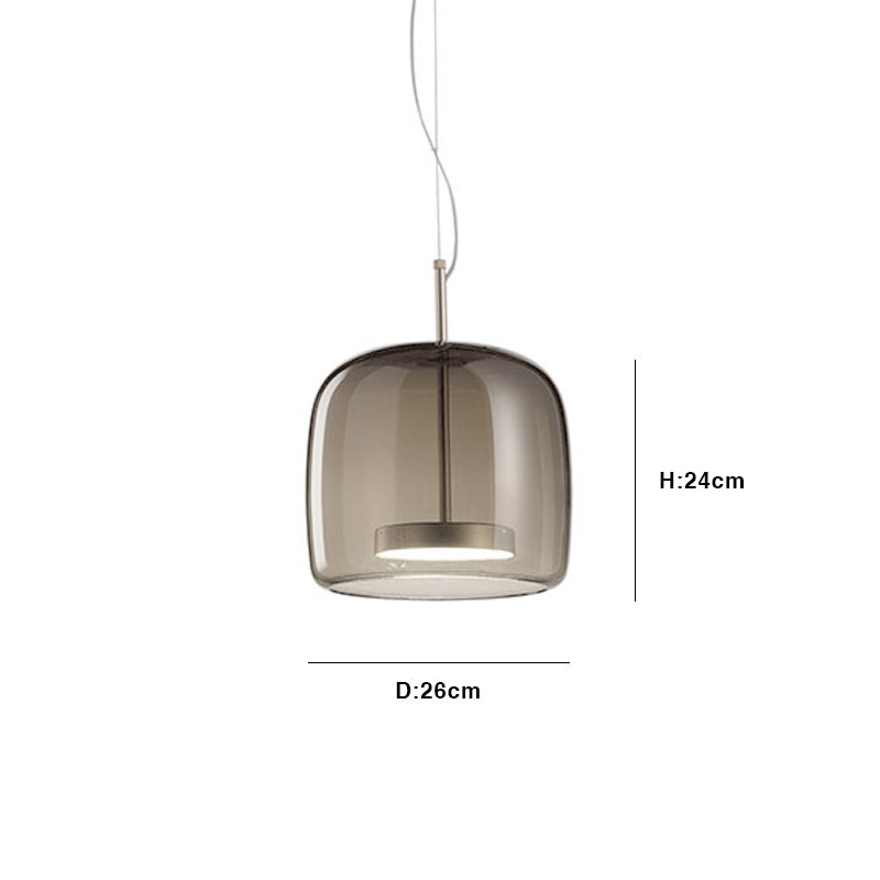 Fenora - Hôtel Lampe Suspendue En Verre-Lampe Veilleuse