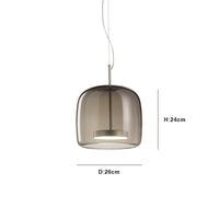 Thumbnail for Fenora - Hôtel Lampe Suspendue En Verre-Lampe Veilleuse