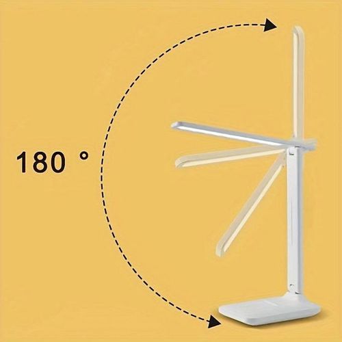Lampe de Bureau LED Tactile USB Blanche-Lampe Veilleuse
