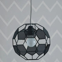 Thumbnail for Suspension Avec Abat-Jour En Forme De Ballon De Football-Lampe Veilleuse