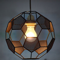 Thumbnail for Suspension Avec Abat-Jour En Forme De Ballon De Football-Lampe Veilleuse