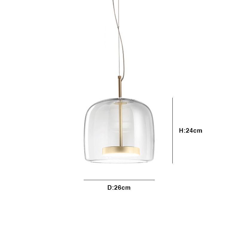 Fenora - Hôtel Lampe Suspendue En Verre-Lampe Veilleuse