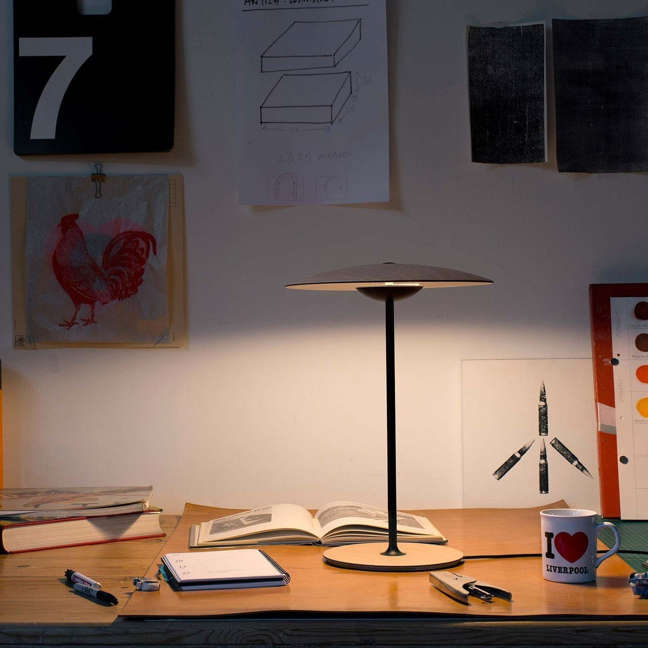 Marset Ingwer Lampe De Table-Lampe Veilleuse