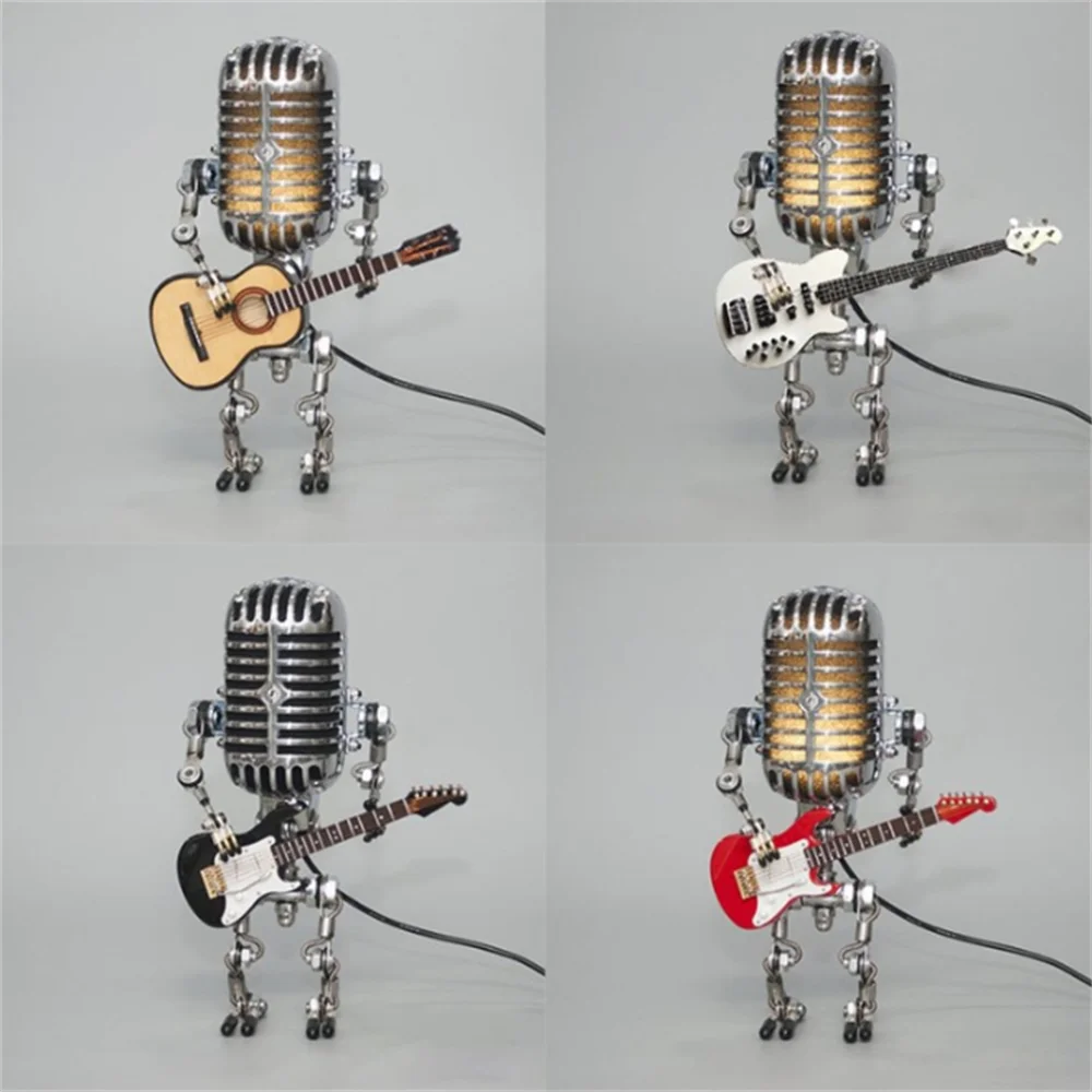 Guitarlamp™ - Lampe Robot Avec Guitare-Lampe Veilleuse