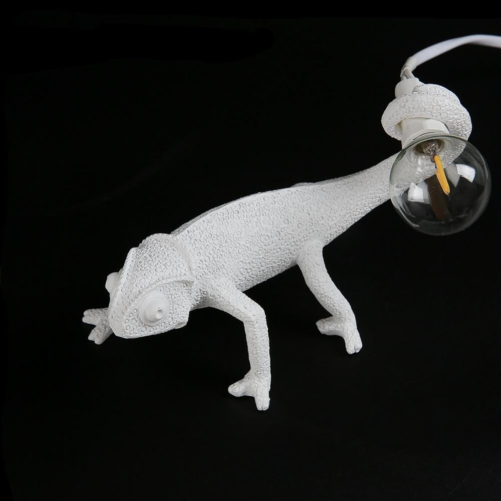Lampe De Table Moderne En Résine De Lézard Animal-Lampe Veilleuse