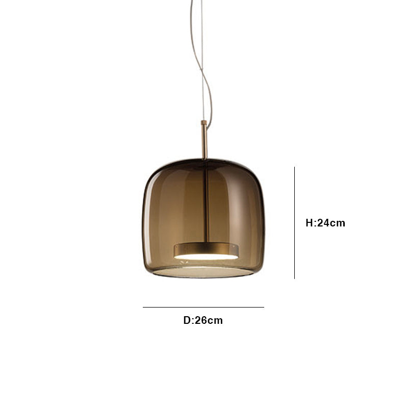 Fenora - Hôtel Lampe Suspendue En Verre-Lampe Veilleuse
