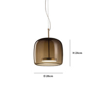 Thumbnail for Fenora - Hôtel Lampe Suspendue En Verre-Lampe Veilleuse
