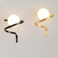 Thumbnail for Lampe de chevet Murale Spirale Moderne-Lampe Veilleuse