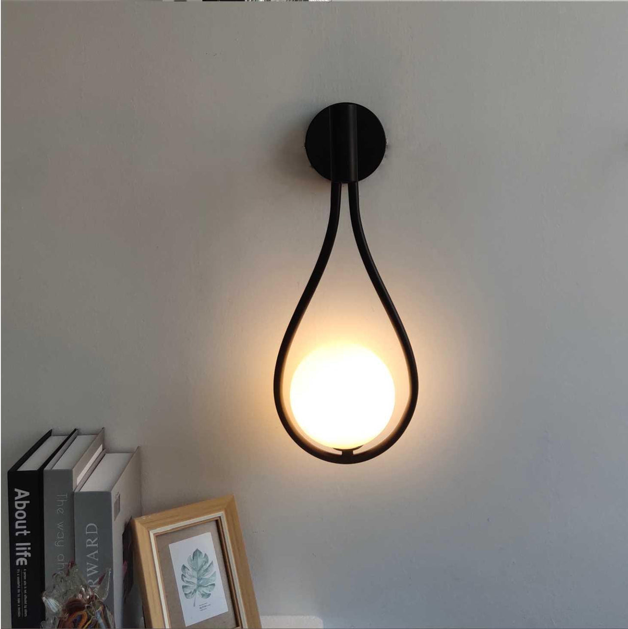 Evila - Lampe Murale Scandinave Moderne-Lampe Veilleuse