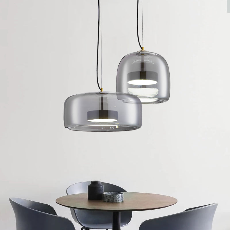 Fenora - Hôtel Lampe Suspendue En Verre-Lampe Veilleuse