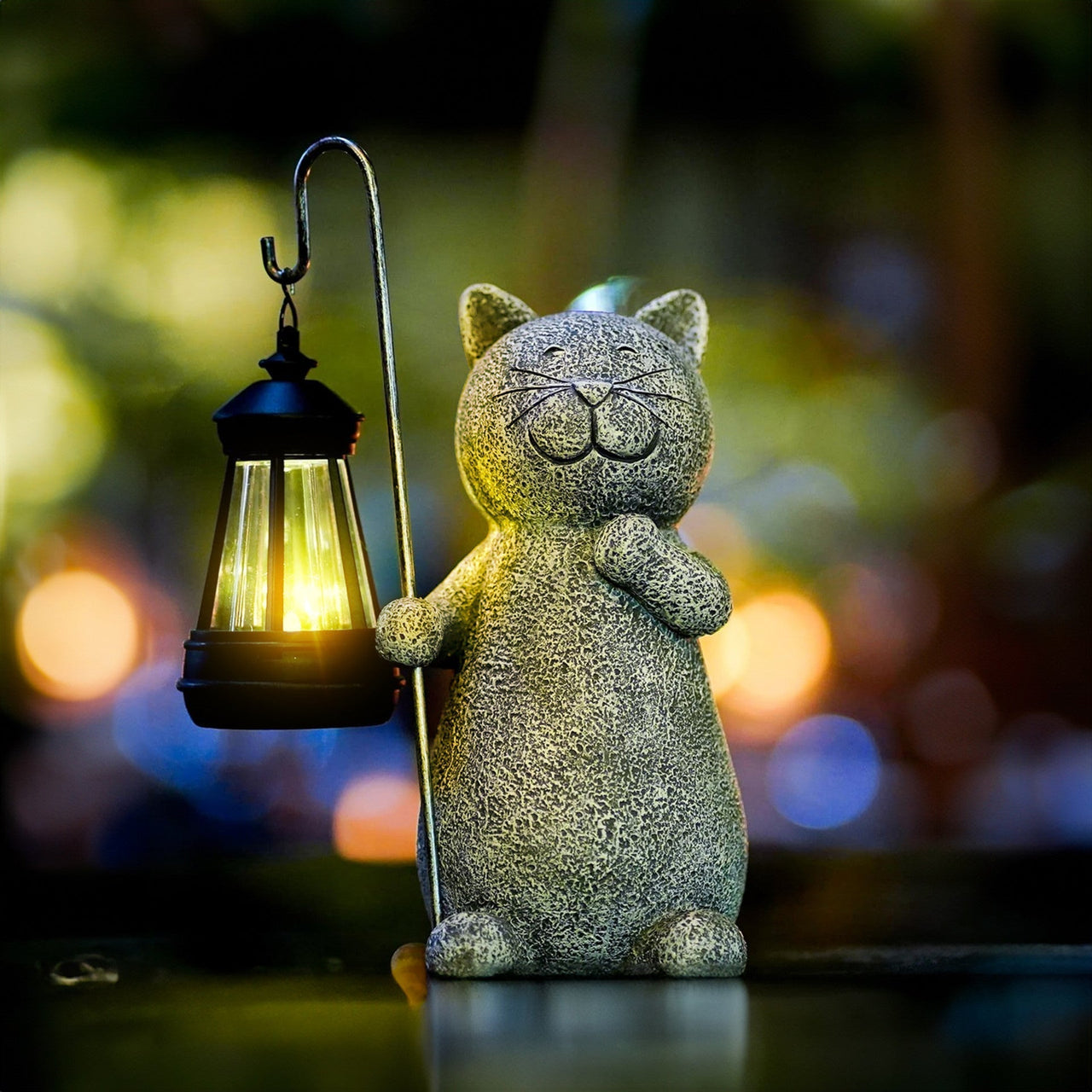 Chat À Lueur Dorée-Lampe Veilleuse