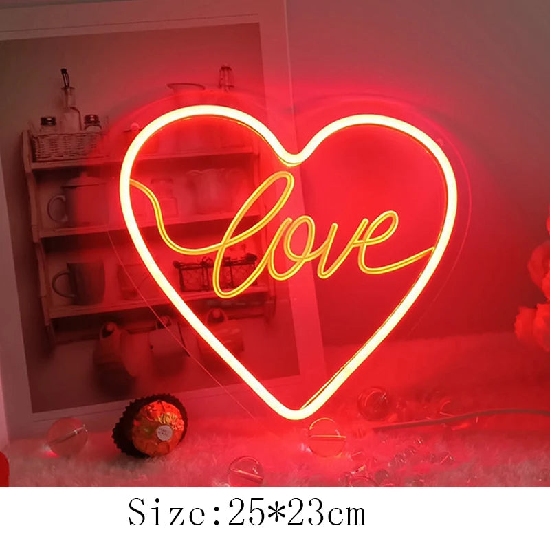 Enseigne Néon LED "Good Night" Décor-Lampe Veilleuse