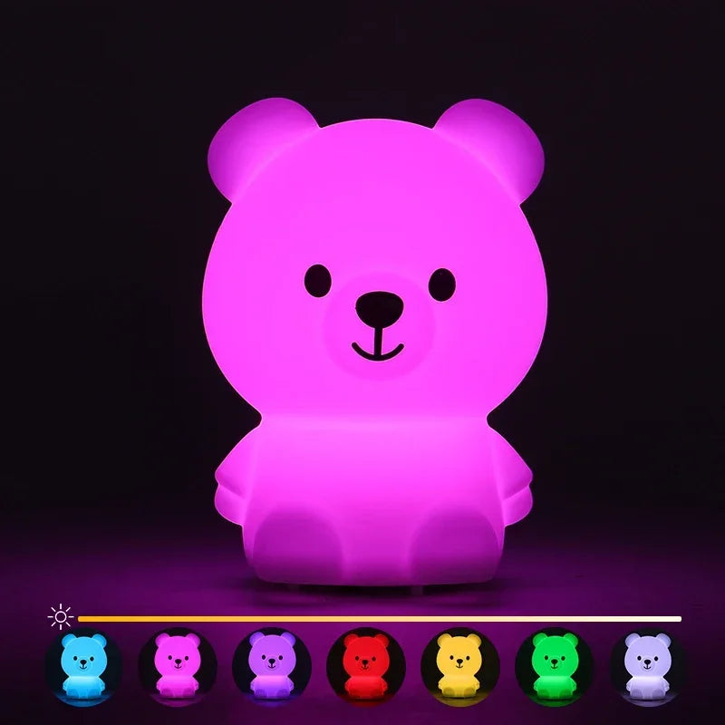 Veilleuse bébé LED - Willy l'Ourson-Lampe Veilleuse
