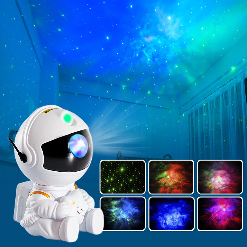 Projecteur Astronaute LED Galaxy avec Télécommande-Lampe Veilleuse