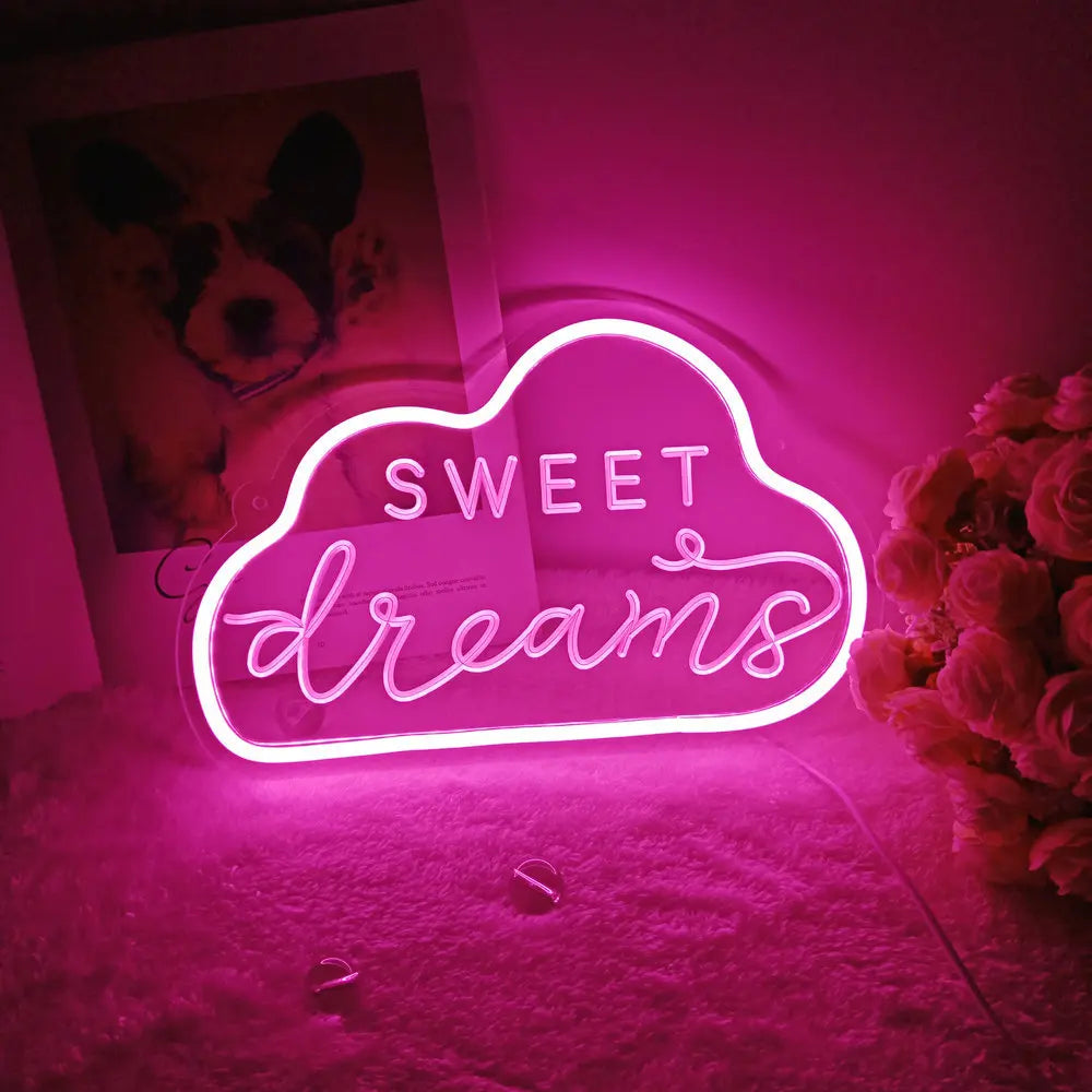 Enseigne Néon LED "Good Night" Décor-Lampe Veilleuse