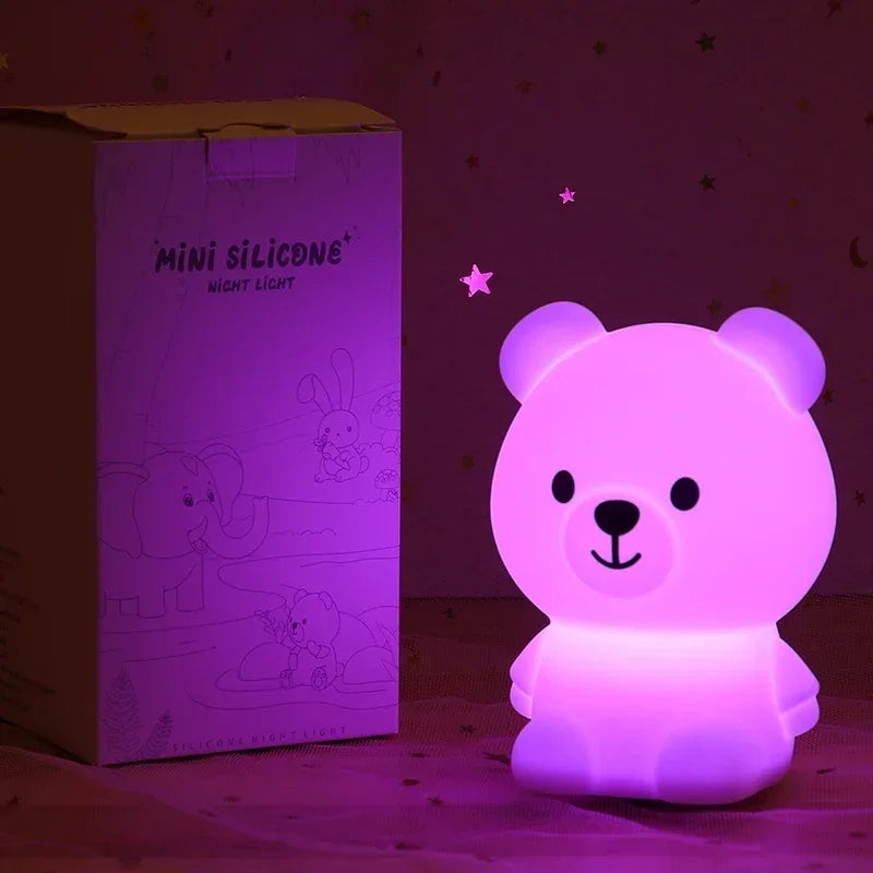 Veilleuse bébé LED - Willy l'Ourson-Lampe Veilleuse