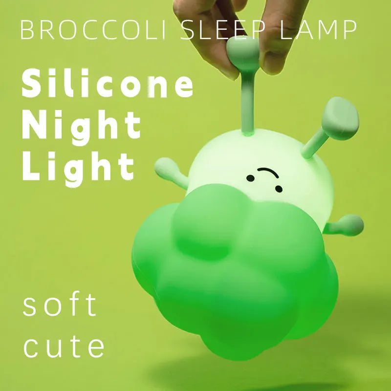 Lampe de Nuit LED Brocoli Mignon Bébé-Lampe Veilleuse