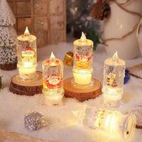 Thumbnail for Bougies LED étincelantes d’eau de Noël-Lampe Veilleuse