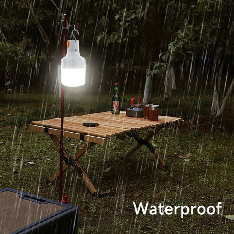 Lampe LED Rechargeable Portable pour Camping Extérieur-Lampe Veilleuse