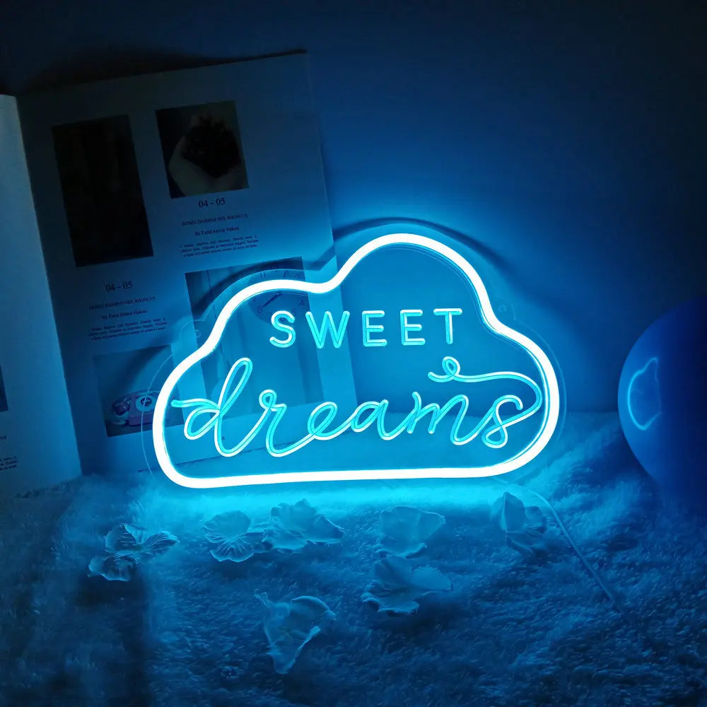 Enseigne Néon LED "Good Night" Décor-Lampe Veilleuse