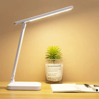 Thumbnail for Lampe de Bureau LED Tactile USB Blanche-Lampe Veilleuse