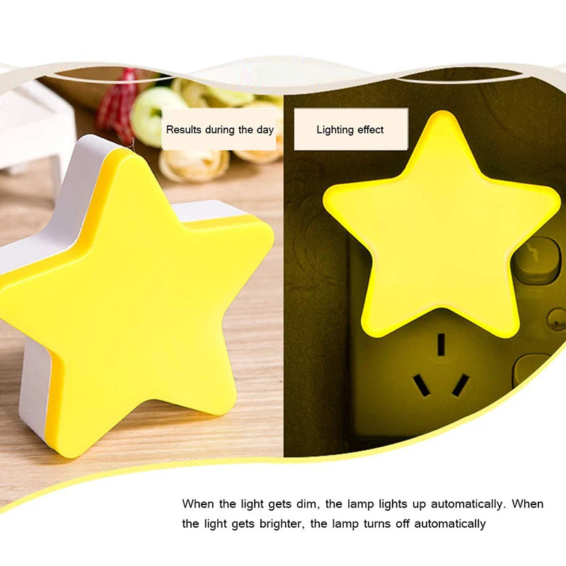 Mini lampe LED étoile veilleuse enfant-Lampe Veilleuse